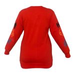سویشرت زنانه آستین بلند مدل یقه گرد کد W131